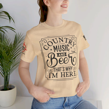 County Music - Unisex Jersey Short Sleeve Tee