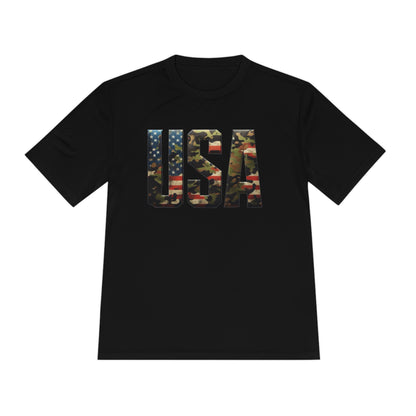 USA - Unisex Moisture Wicking Tee