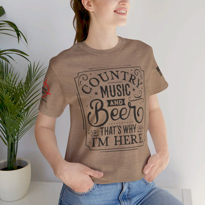 County Music - Unisex Jersey Short Sleeve Tee