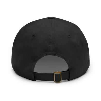 DAD -Hat with Leather Patch (Rectangle)