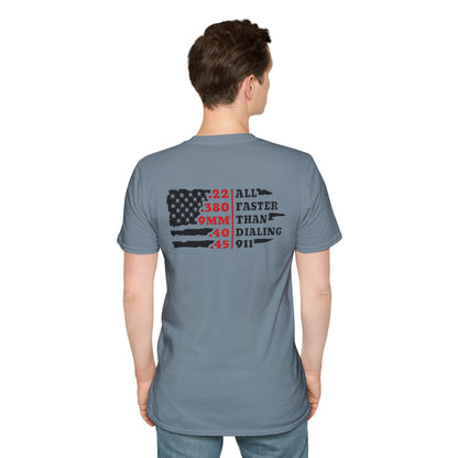 Faster than 911 - Unisex Softstyle T-Shirt