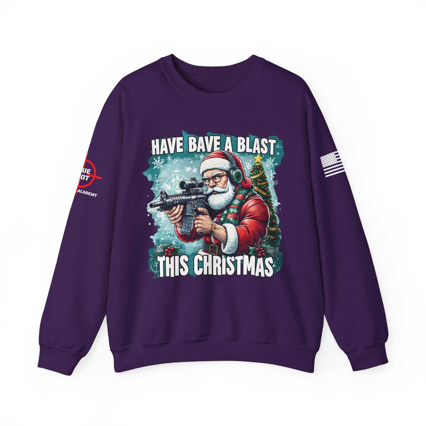 Christmas Sweatshirt - 'Have a Blast This Christmas' Unisex Crewneck