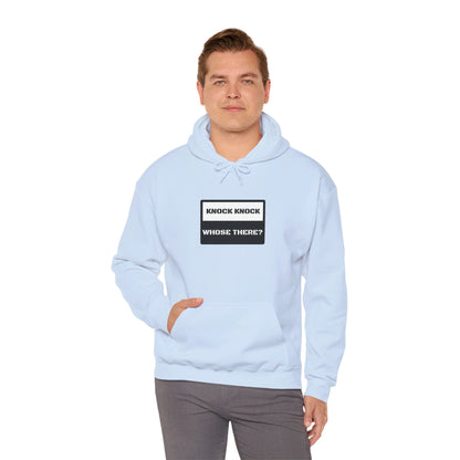 Knock Knock... Girl Dad - Unisex Heavy Blend™ Hooded Sweatshirt