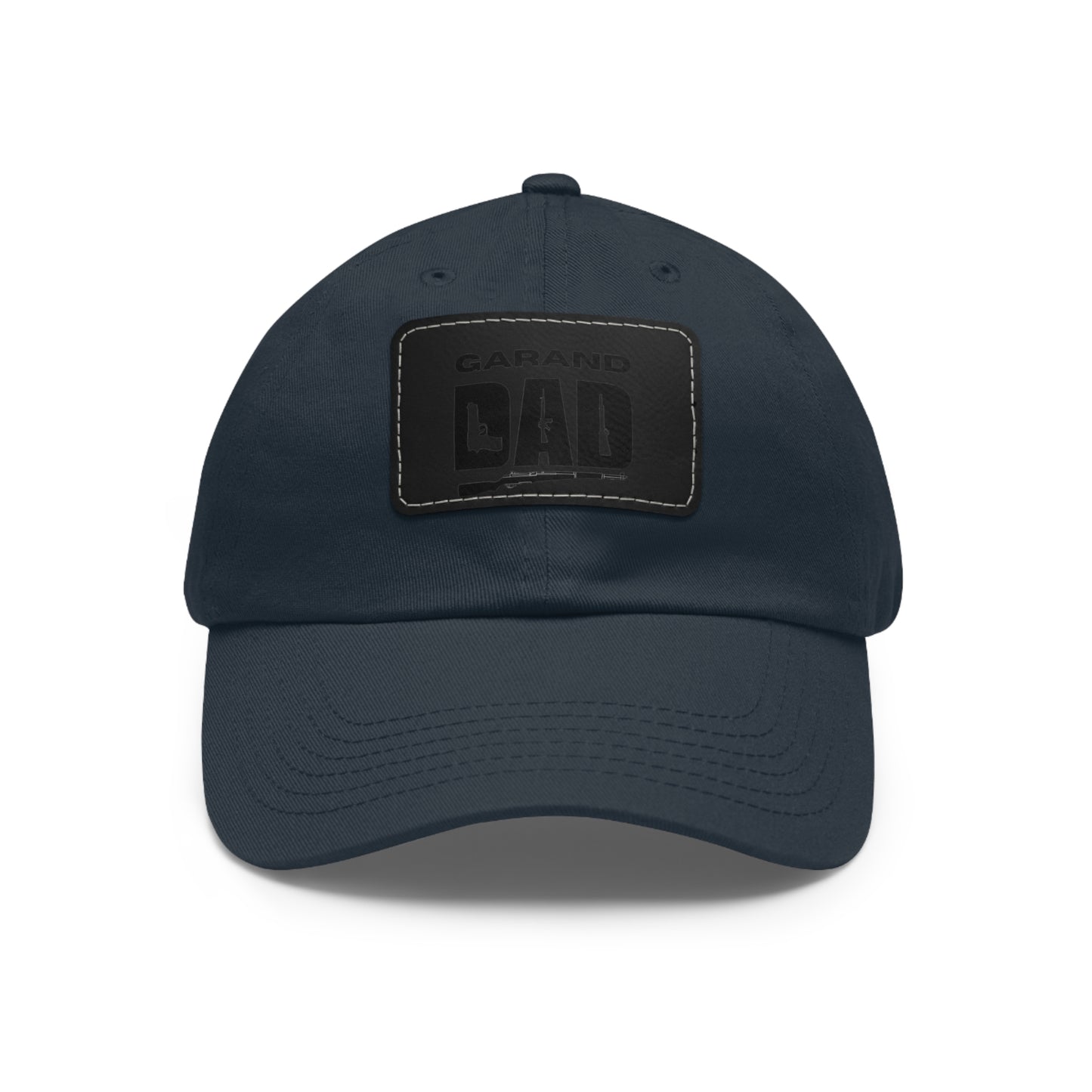 Garand DAD -Hat with Leather Patch (Rectangle)