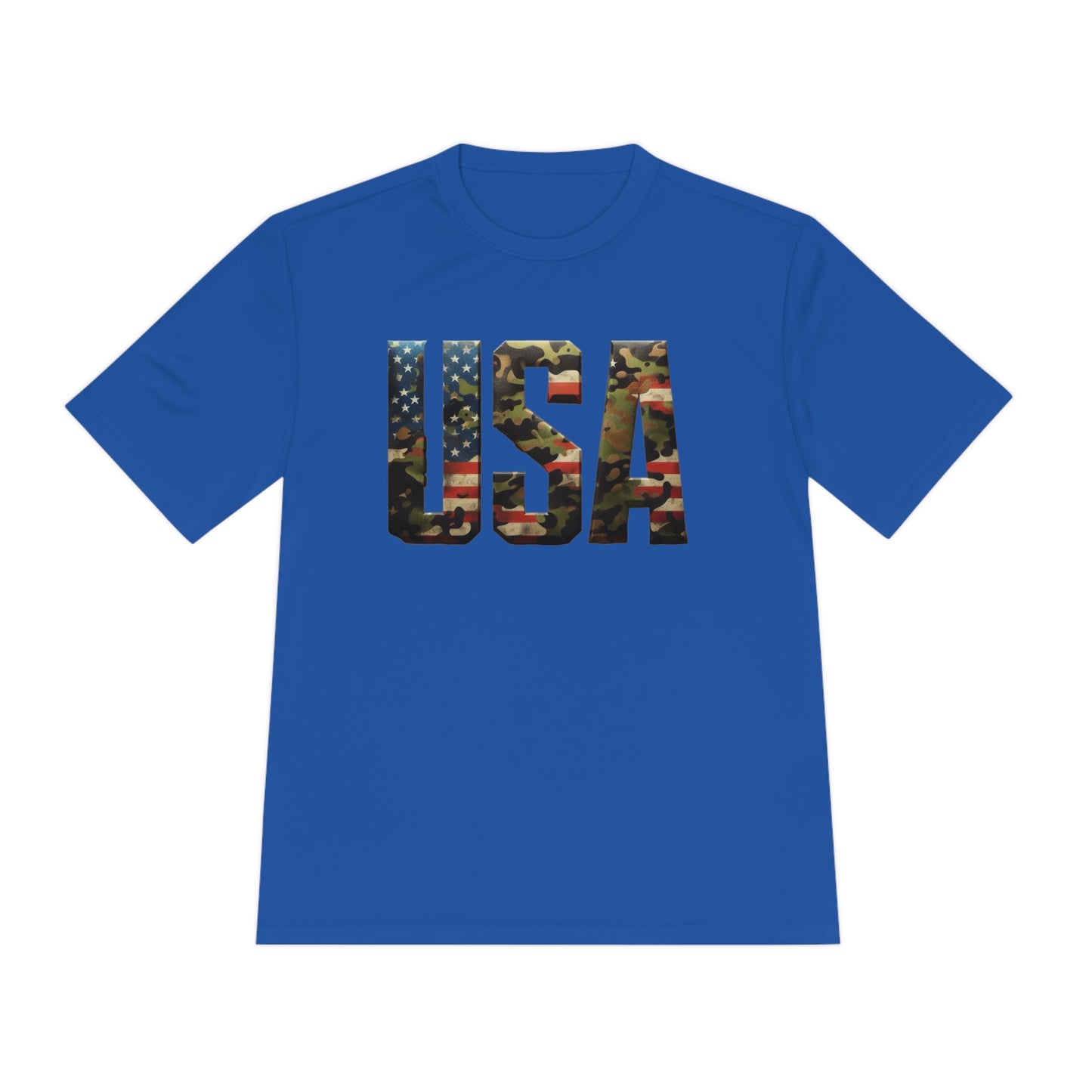 USA - Unisex Moisture Wicking Tee