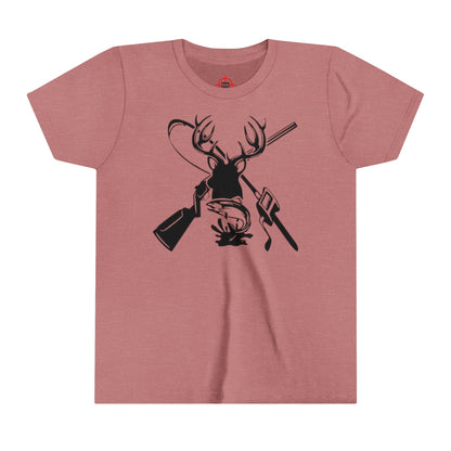 Fishing & Hunting - Youth Short Sleeve Tee