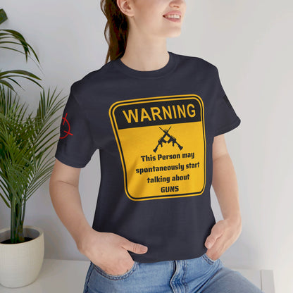 Warning - Unisex Jersey Short Sleeve Tee