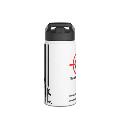 Gun Flag - Stainless Steel Water Bottle, Standard Lid