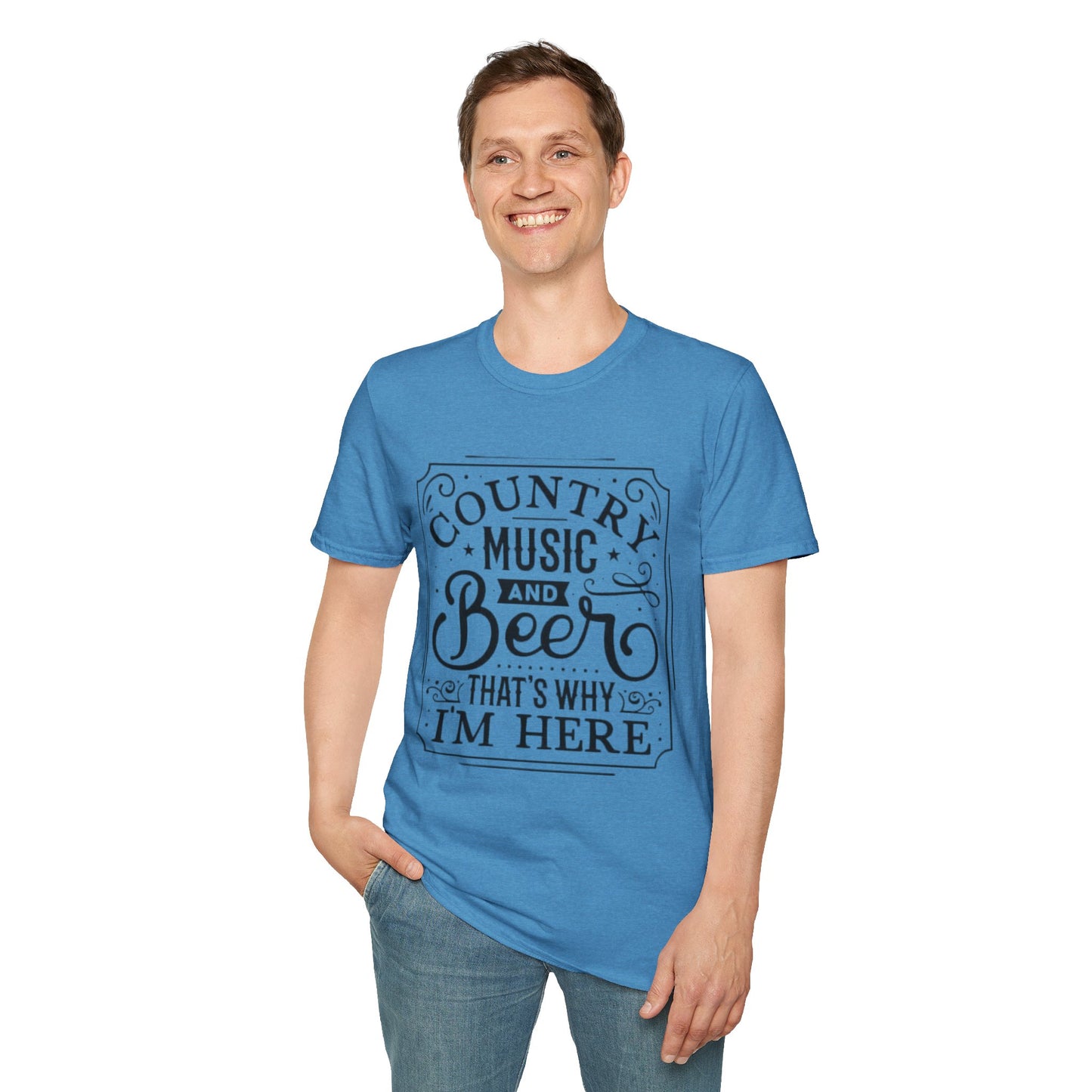 County Music - Unisex Softstyle T-Shirt