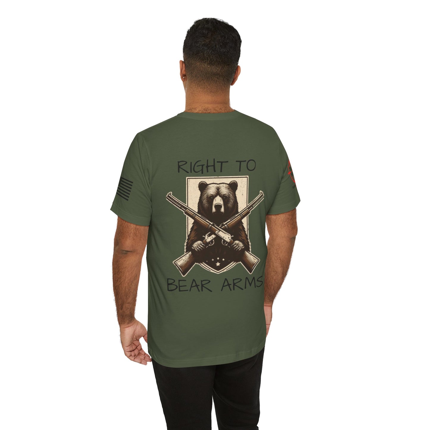 Right To Bear Arms (Rifle) - Unisex Jersey Short Sleeve Tee