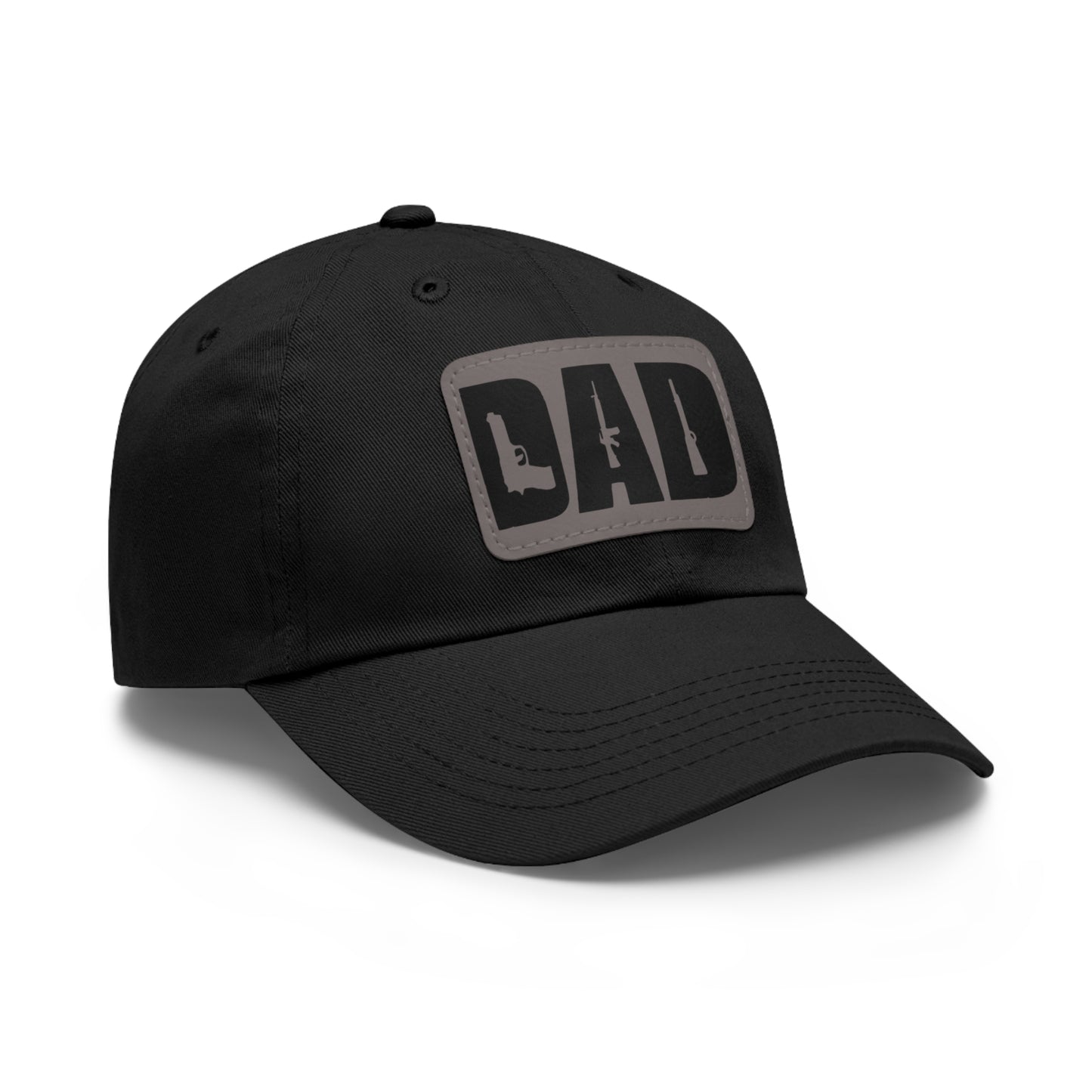 DAD -Hat with Leather Patch (Rectangle)