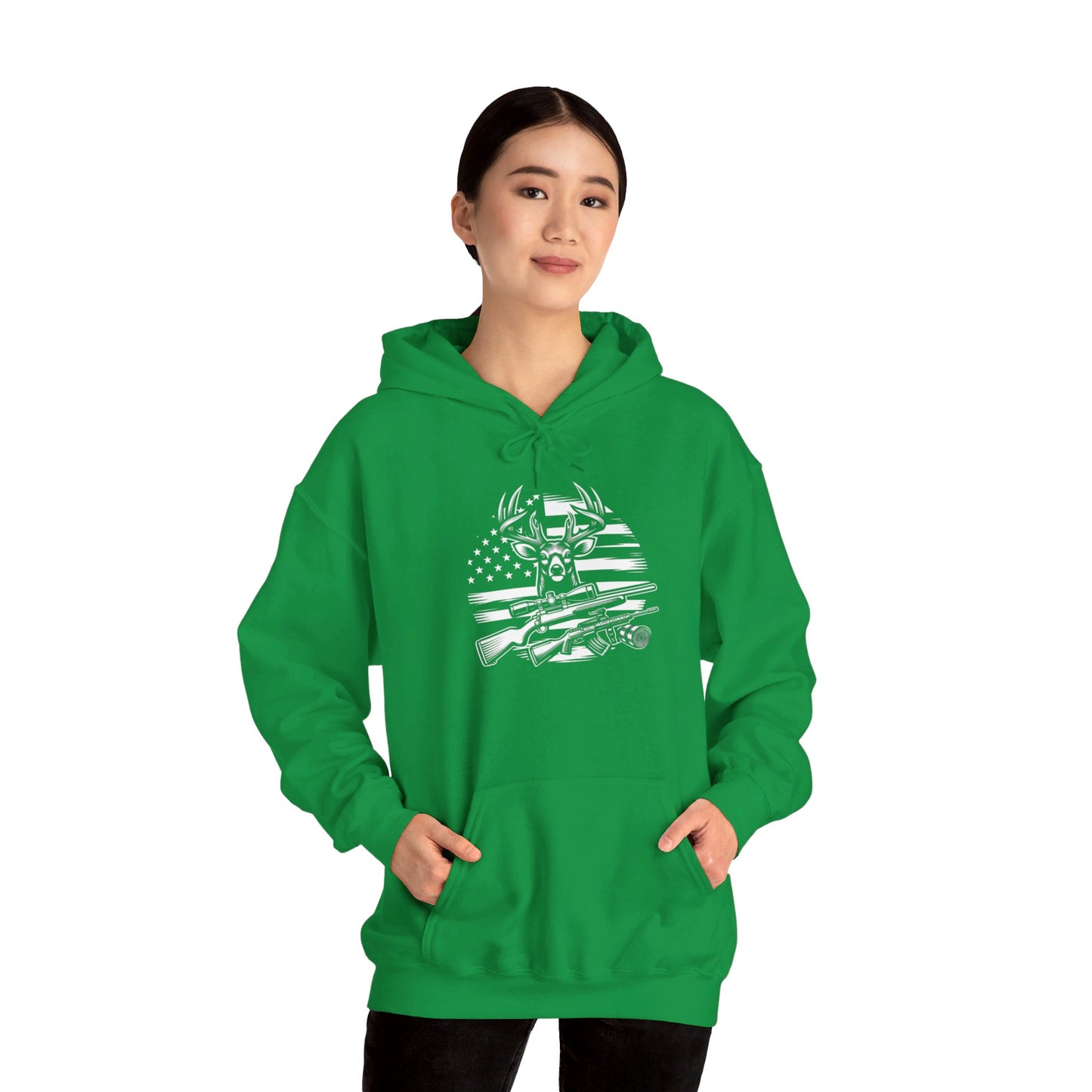 Deer Hunter - Unisex Heavy Blend™ Hooded Sweatshirt