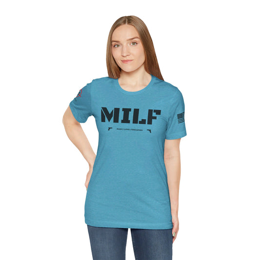 M.I.L.F - Unisex Jersey Short Sleeve Tee