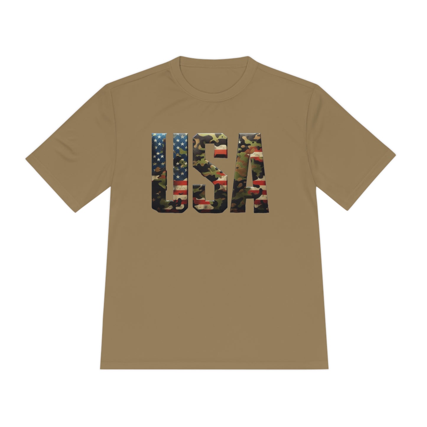 USA - Unisex Moisture Wicking Tee