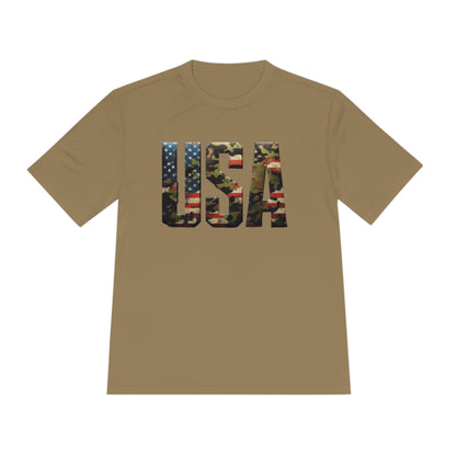 USA - Unisex Moisture Wicking Tee