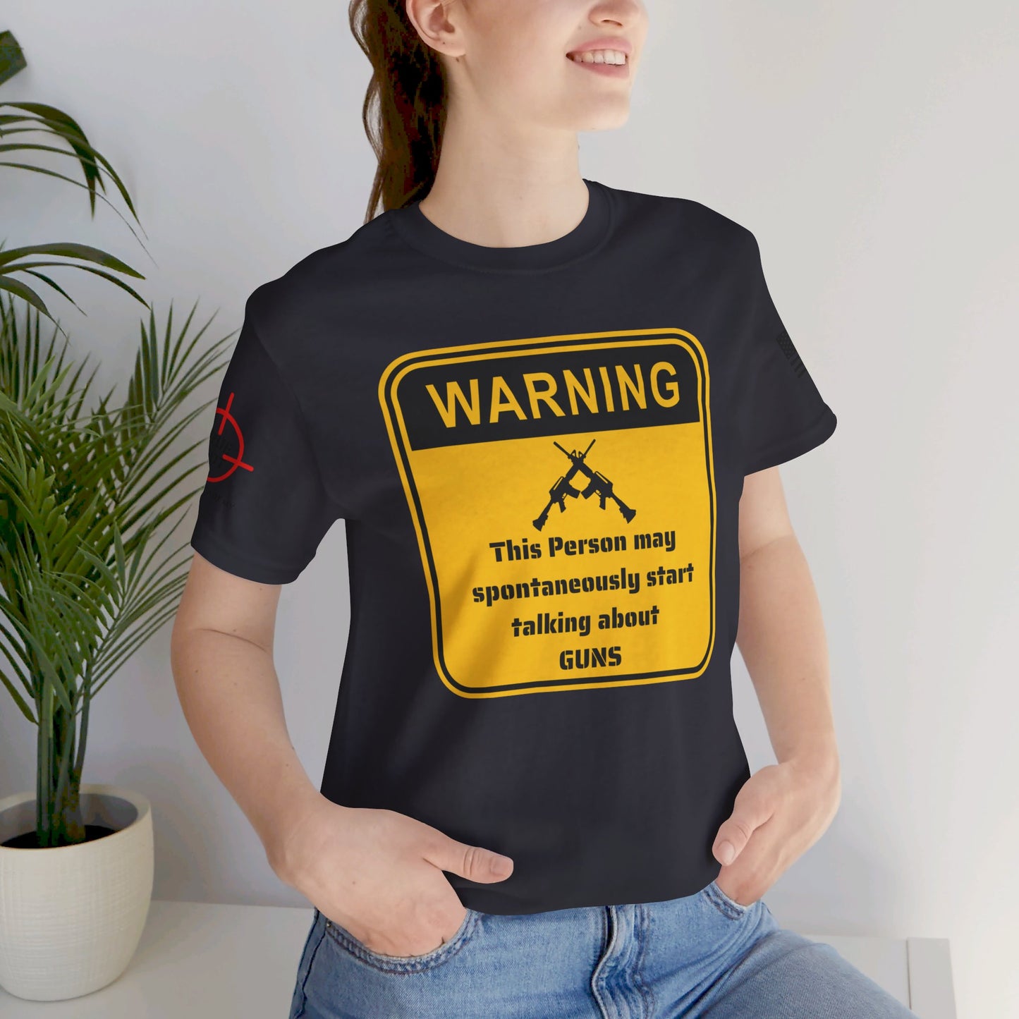 Warning - Unisex Jersey Short Sleeve Tee