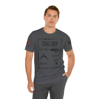 Trucks Guns Beer - Unisex Jersey Short Sleeve Tee