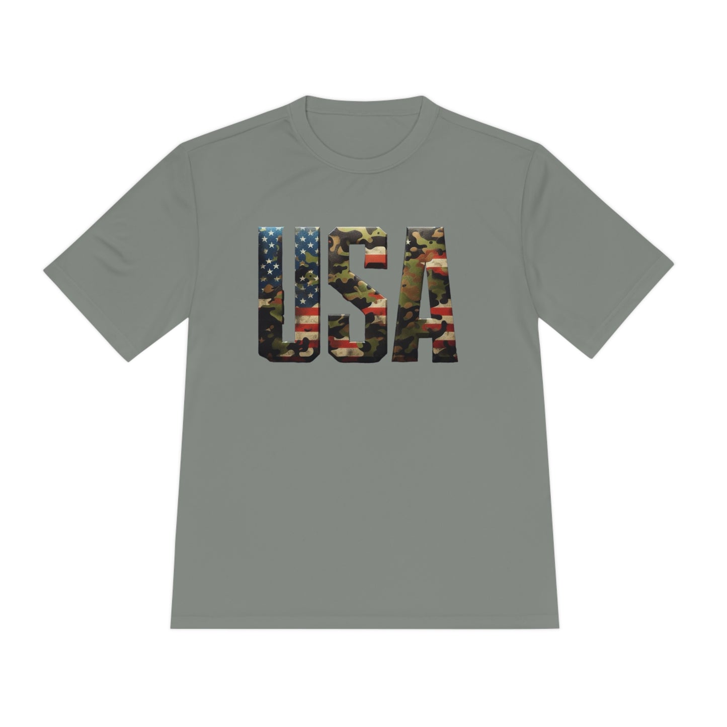 USA - Unisex Moisture Wicking Tee