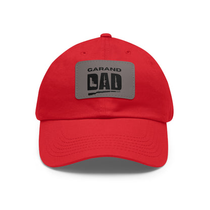 Garand DAD -Hat with Leather Patch (Rectangle)