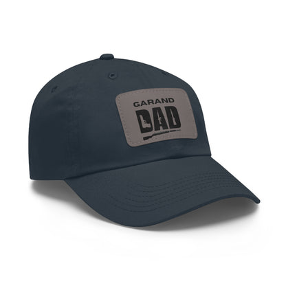 Garand DAD -Hat with Leather Patch (Rectangle)