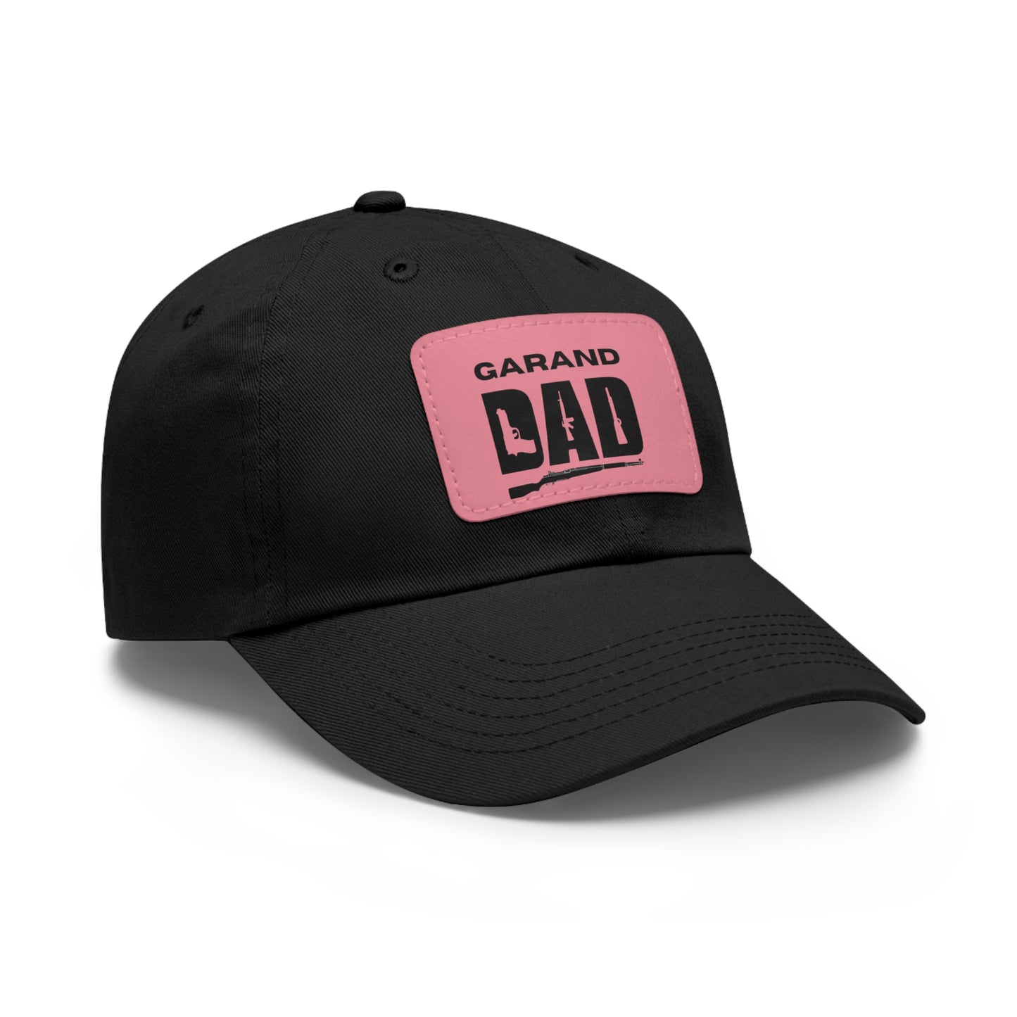 Garand DAD -Hat with Leather Patch (Rectangle)