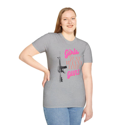 Girls Just Wanna Have Guns - Unisex Softstyle T-Shirt