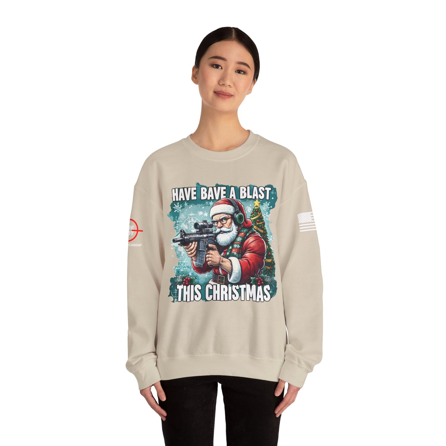 Christmas Sweatshirt - 'Have a Blast This Christmas' Unisex Crewneck