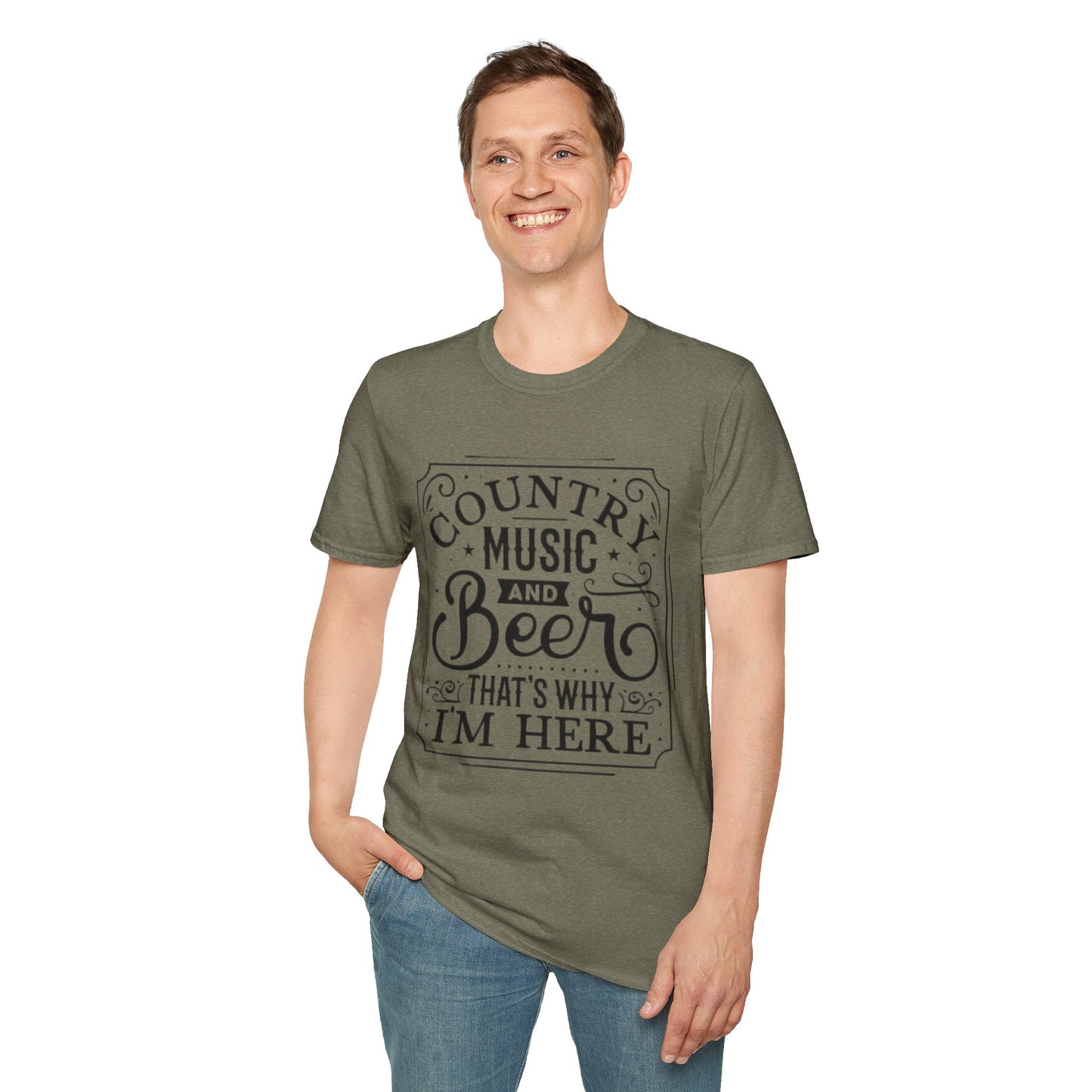 County Music - Unisex Softstyle T-Shirt