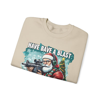 Christmas Sweatshirt - 'Have a Blast This Christmas' Unisex Crewneck