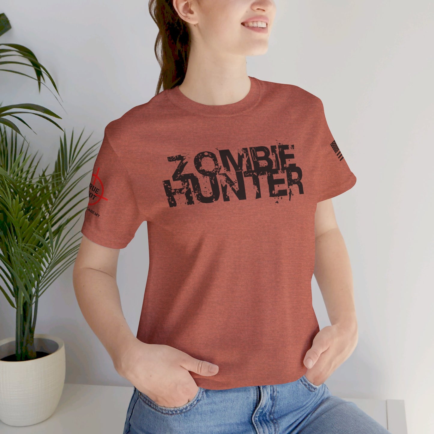 Zombie Hunter - Unisex Jersey Short Sleeve Tee