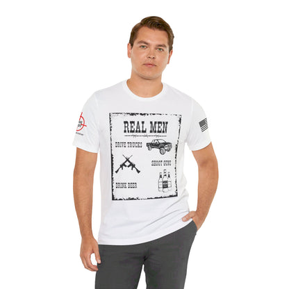 Trucks Guns Beer - Unisex Jersey Short Sleeve Tee