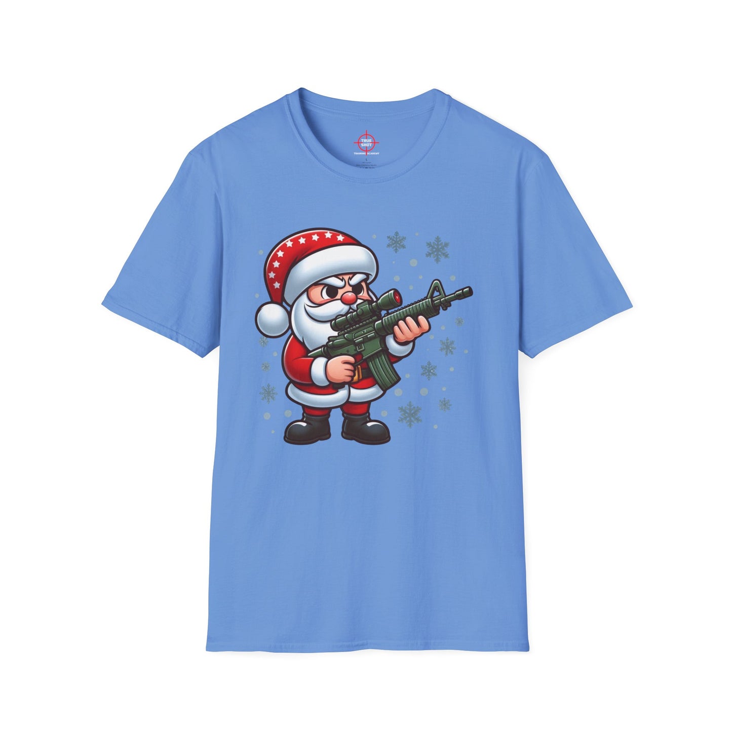 Tactical Santa Unisex Softstyle T-Shirt - Cozy Holiday Humor Shirt