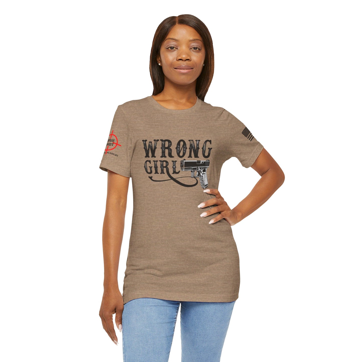 Wrong Girl- Unisex Jersey Short Sleeve Tee