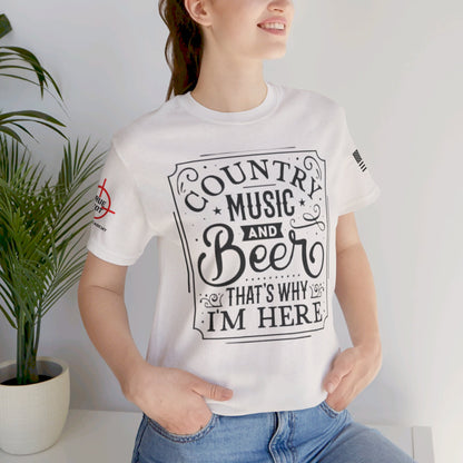 County Music - Unisex Jersey Short Sleeve Tee