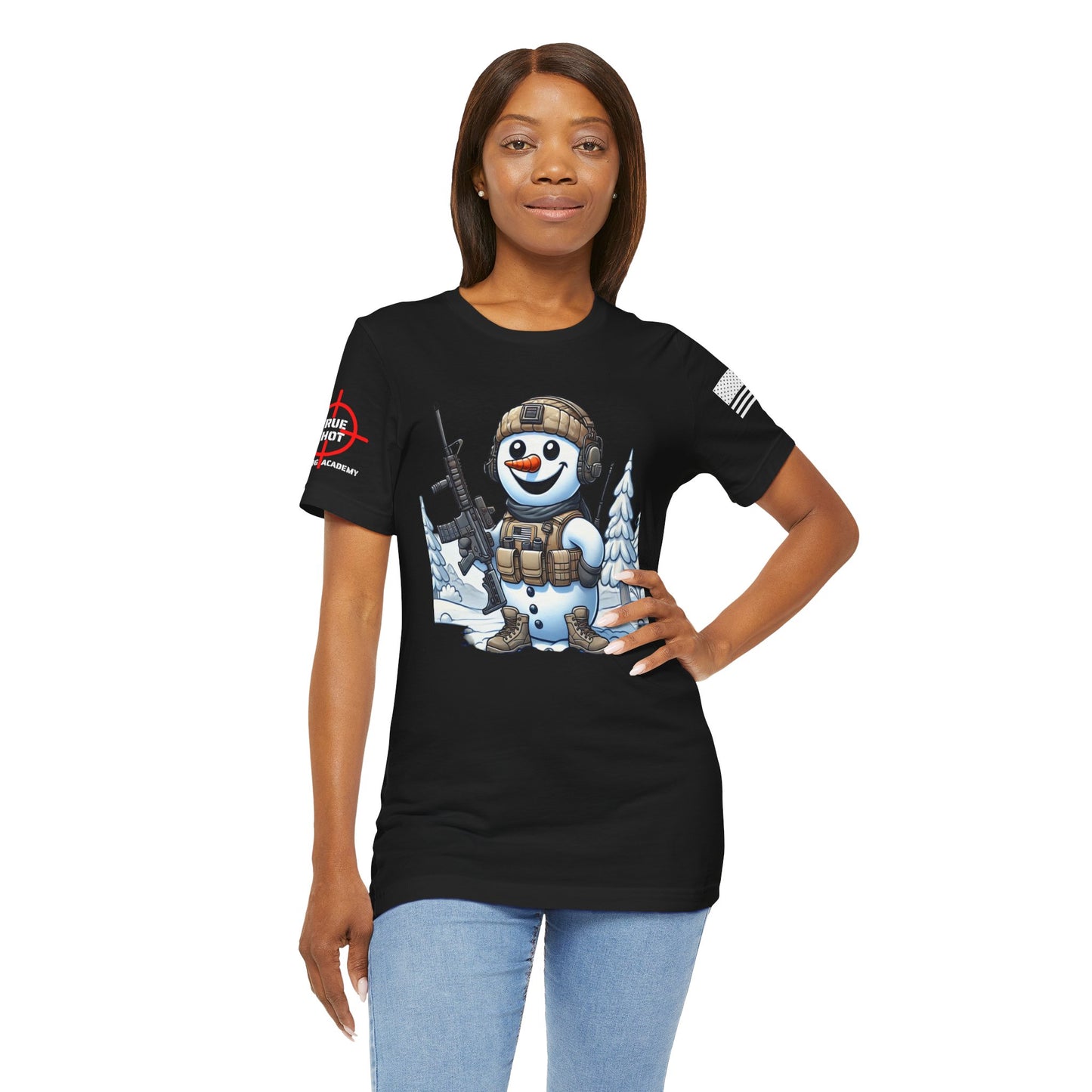 Tactical Frosty - Unisex Jersey Short Sleeve T-Shirt