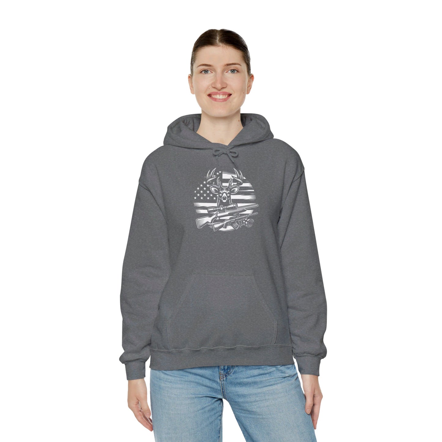 Deer Hunter - Unisex Heavy Blend™ Hooded Sweatshirt