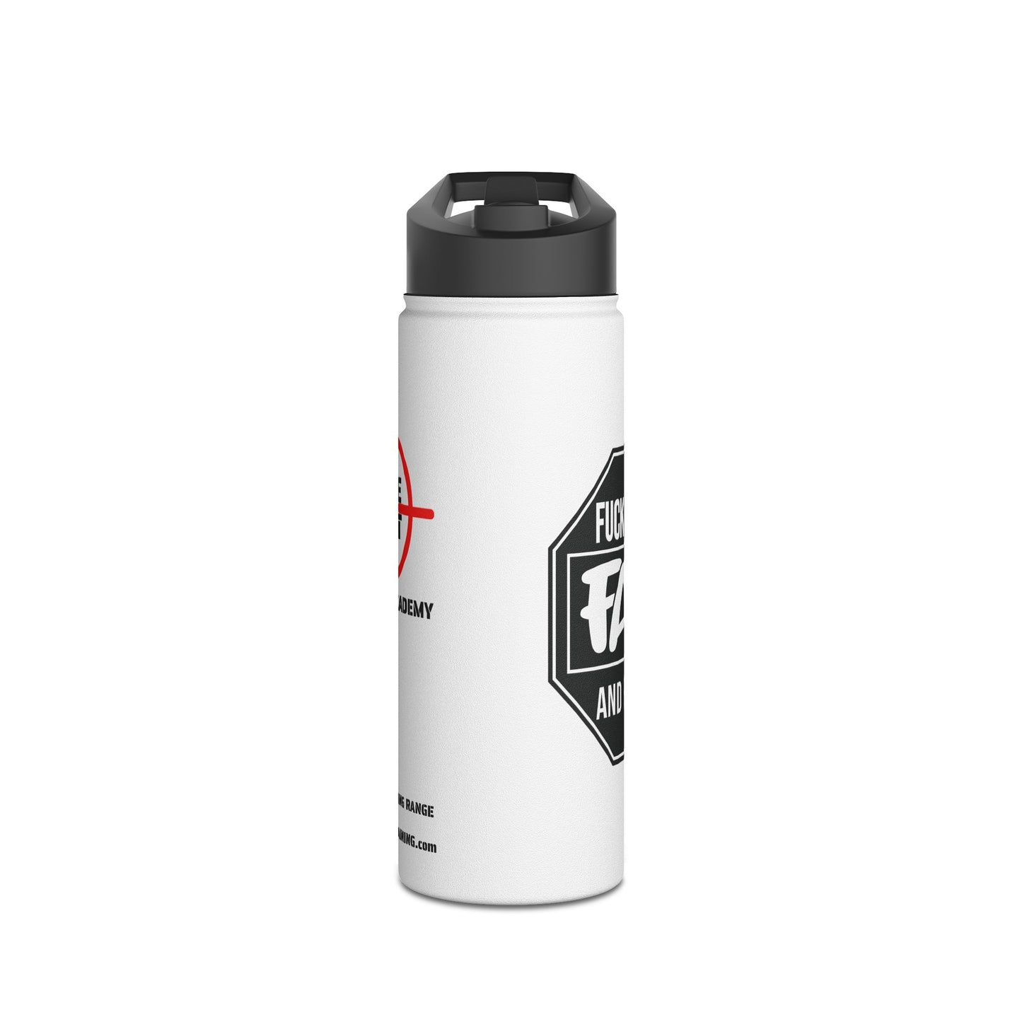 FAFO Sign- Stainless Steel Water Bottle, Standard Lid