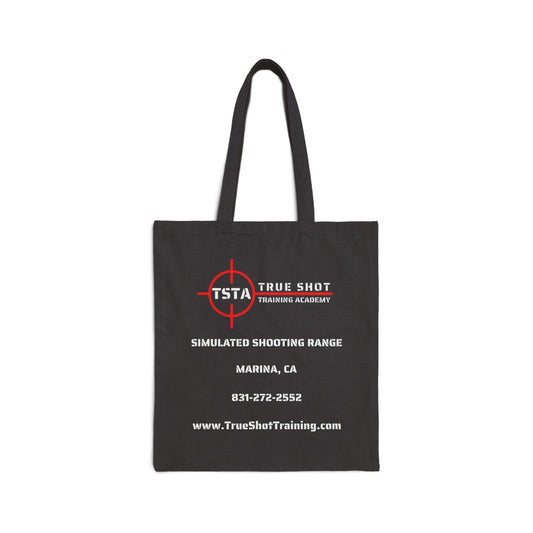 True Shot Tactical Cotton Canvas Tote Bag | Perfect for Shooting Enthusiasts & Everyday Use