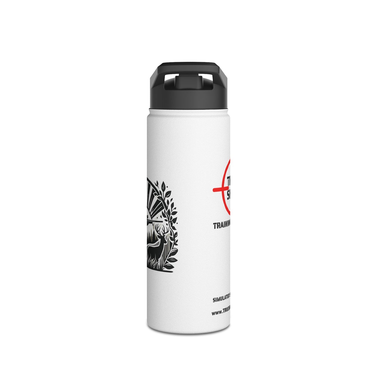 Deer Hunter - Stainless Steel Water Bottle, Standard Lid