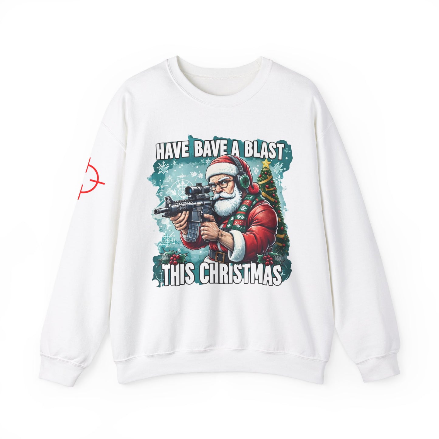 Christmas Sweatshirt - 'Have a Blast This Christmas' Unisex Crewneck