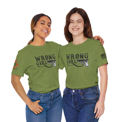 Wrong Girl- Unisex Jersey Short Sleeve Tee