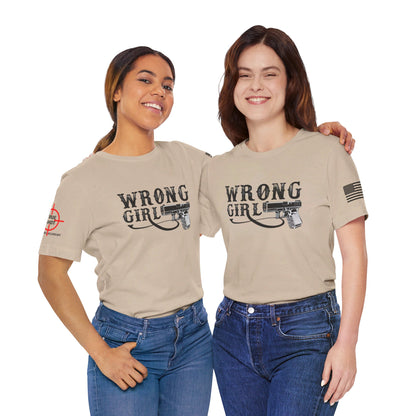 Wrong Girl- Unisex Jersey Short Sleeve Tee