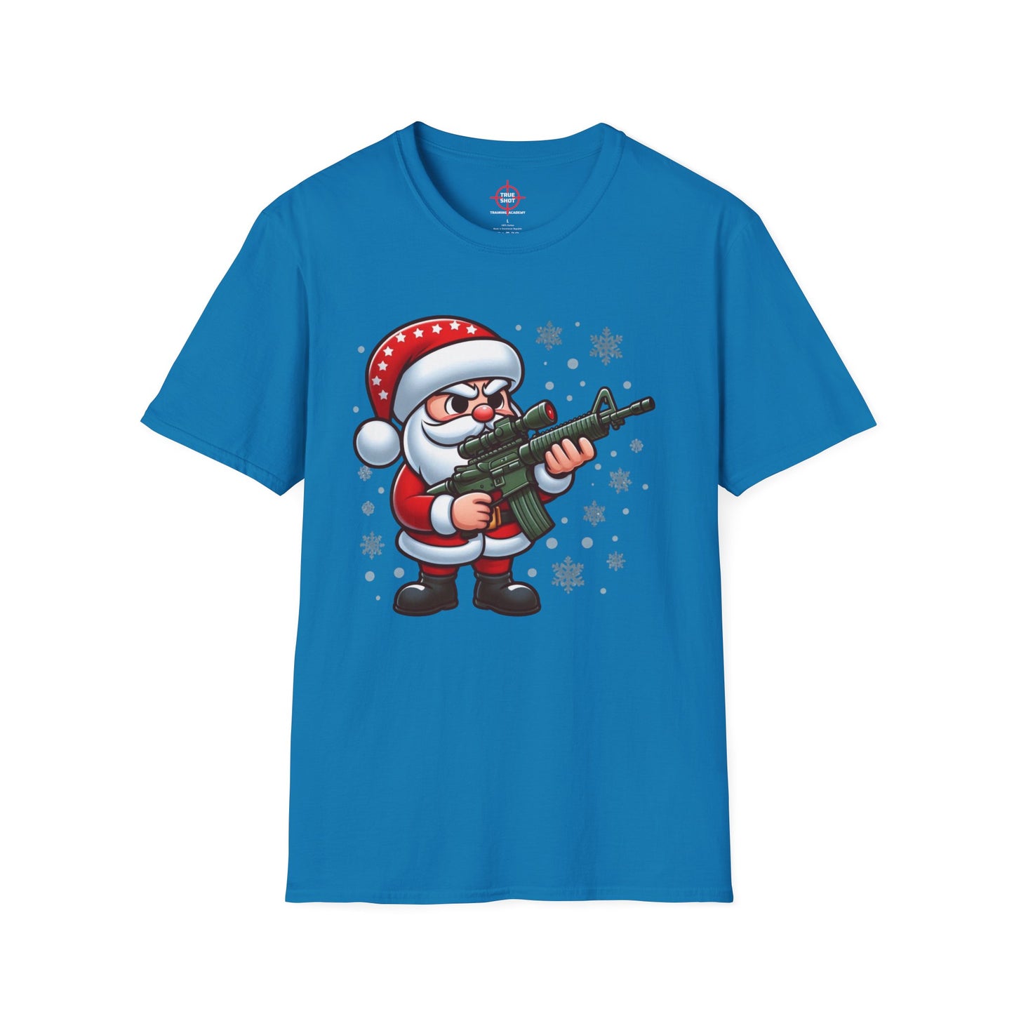 Tactical Santa Unisex Softstyle T-Shirt - Cozy Holiday Humor Shirt