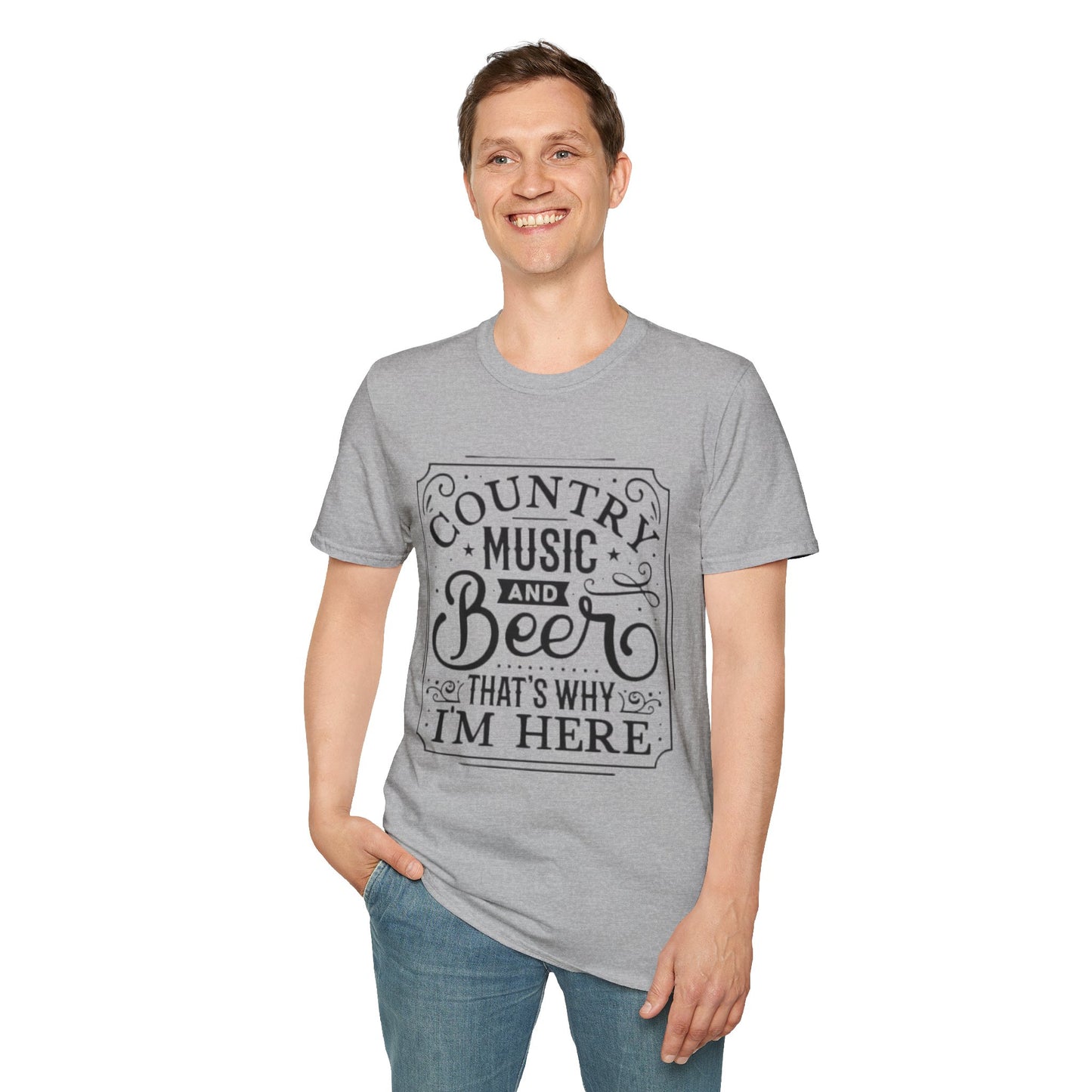 County Music - Unisex Softstyle T-Shirt