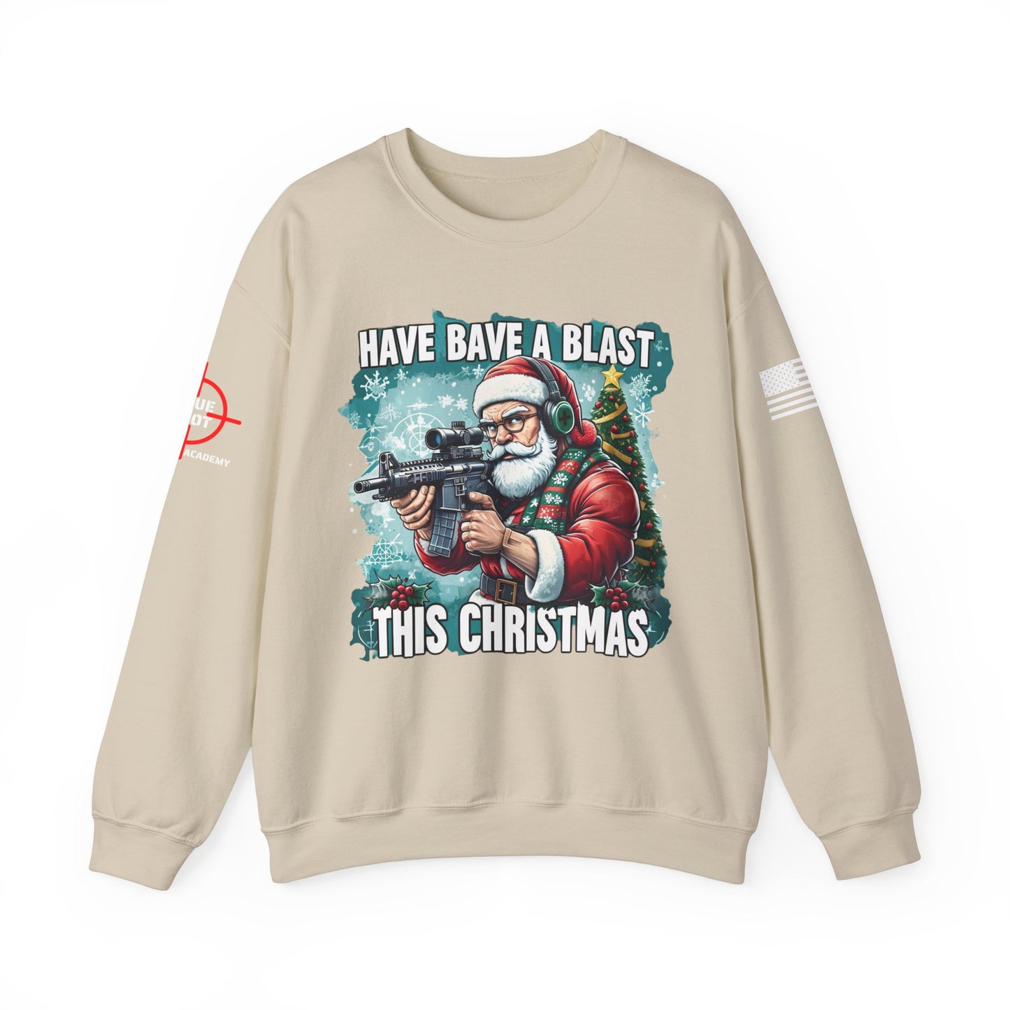 Christmas Sweatshirt - 'Have a Blast This Christmas' Unisex Crewneck