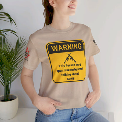 Warning - Unisex Jersey Short Sleeve Tee