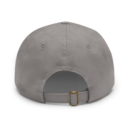 DAD -Hat with Leather Patch (Rectangle)