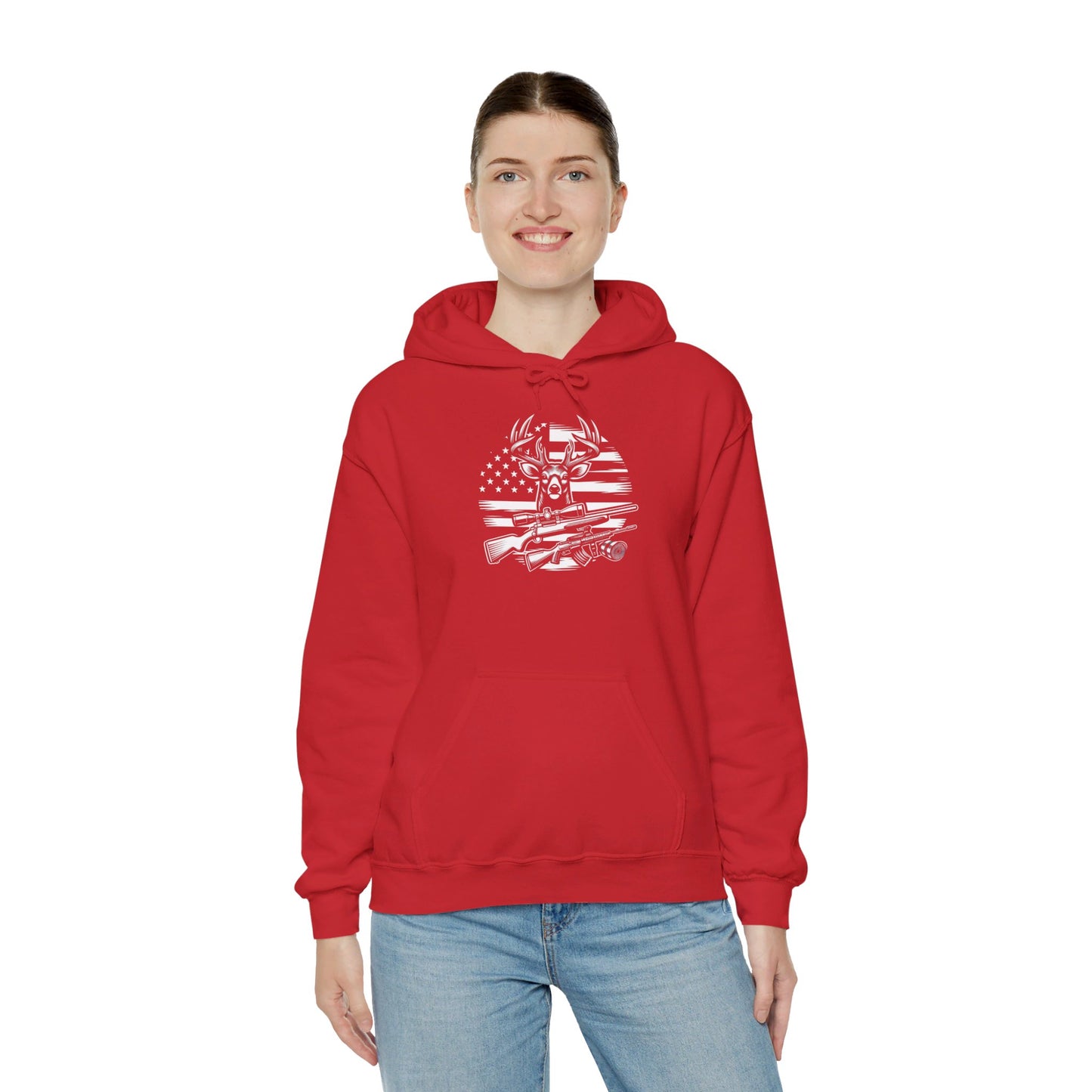 Deer Hunter - Unisex Heavy Blend™ Hooded Sweatshirt