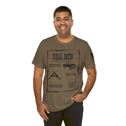 Trucks Guns Whiskey - Unisex Jersey Short Sleeve Tee