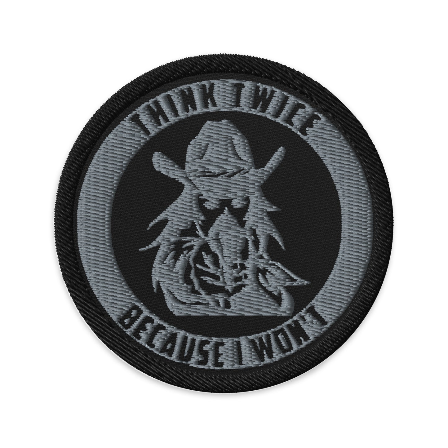 Think Twice - Embroidered patches